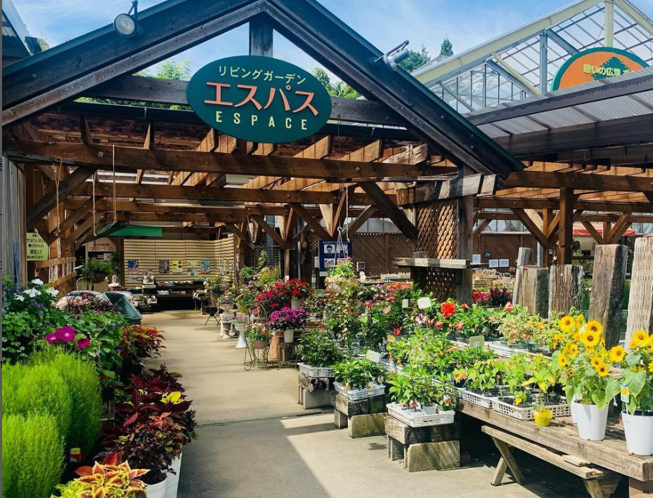 長野の園芸店舗⑭：リビングガーデン・エスパス